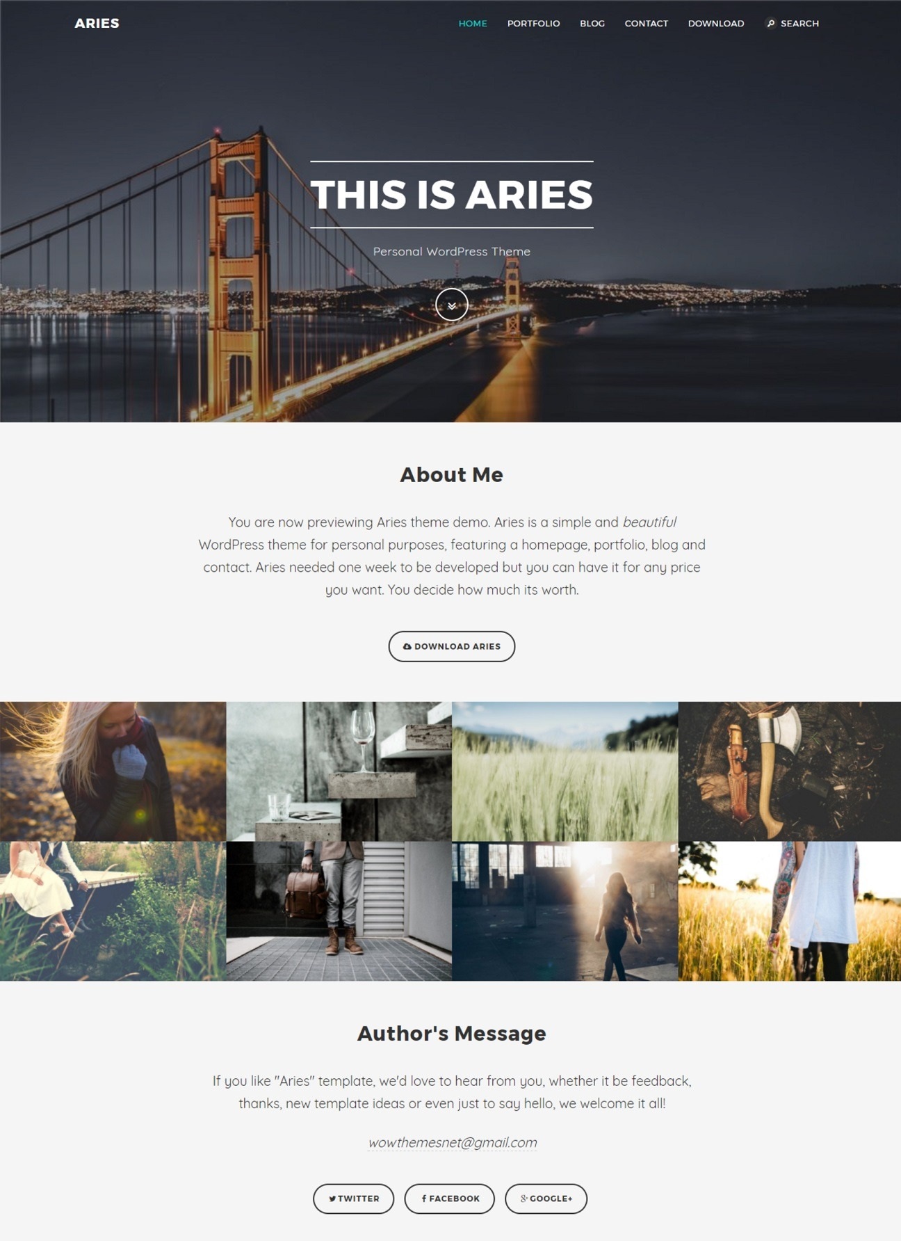 Aries WP Theme